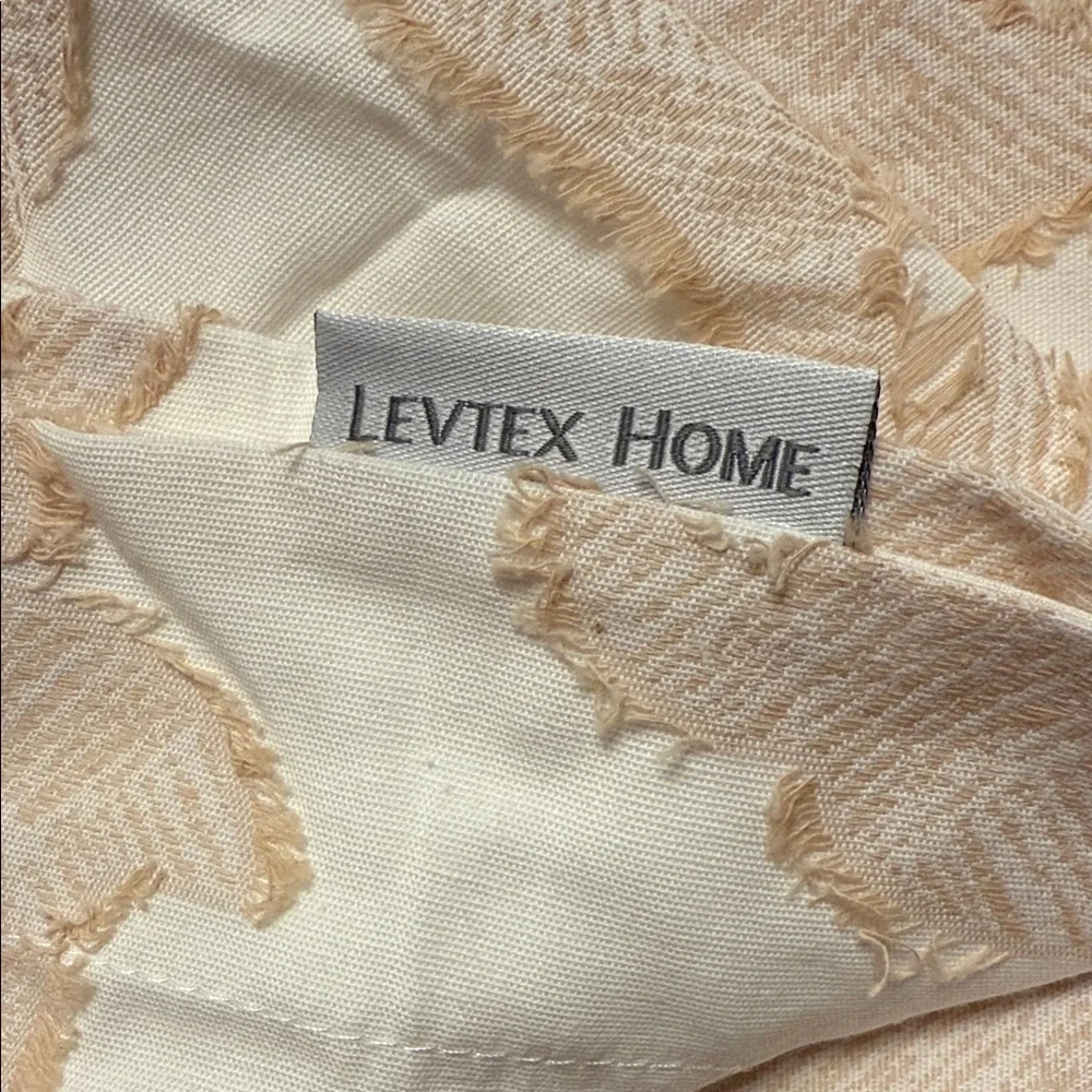 Levtex Cream and Tan Duvet Cover